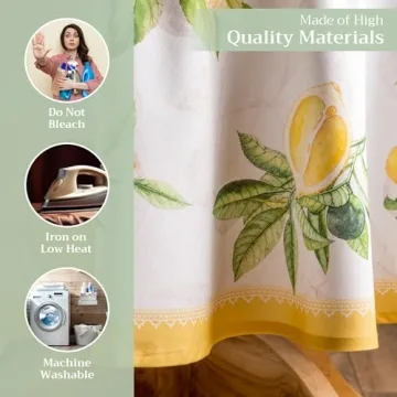 Cotton Round Tablecloth for Stylish Dining & Events