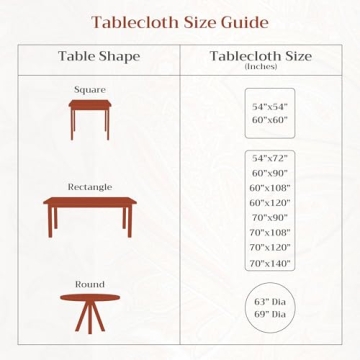 Cotton Round Tablecloth for Stylish Dining & Events