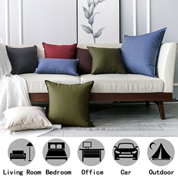 Stylish Jeanerlor SureGuard Pillowcase Cushion Covers Set