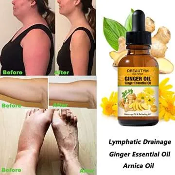 Ginger Oil for Lymphatic Drainage & Soothing Massage Oil