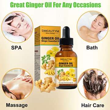 Ginger Oil for Lymphatic Drainage & Soothing Massage Oil