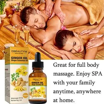 Ginger Oil for Lymphatic Drainage & Soothing Massage Oil