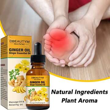 Ginger Oil for Lymphatic Drainage & Soothing Massage Oil