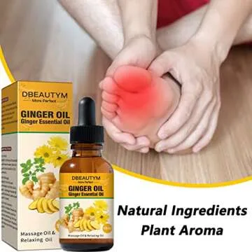 Ginger Oil for Lymphatic Drainage & Soothing Massage Oil