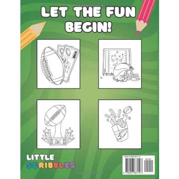 Football Coloring Book For Kids: 50 Unique Football Facts and Coloring Pages For Kids To Learn and C...