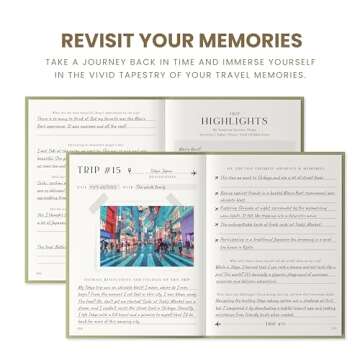 Inspired Ink Travel Journal for Women and Men Travel Bucket List Journal 210 Pages Traveler Adventur...