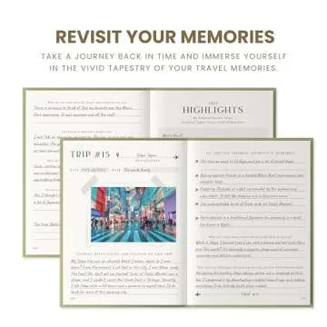 Inspired Ink Travel Journal for Women and Men Travel Bucket List Journal 210 Pages Traveler Adventur...