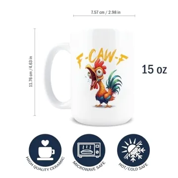 Hogg F-Caw-F Mug 15 oz Hidden Message Coffee Cup