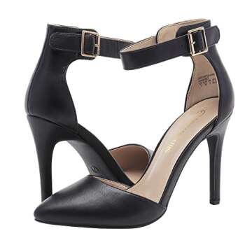 Chic DREAM PAIRS Ankle Strap Stiletto Pumps for Women