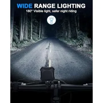 EQIIO 140dB Electric Bike Horn with Front Light