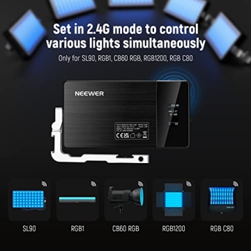 NEEWER RGB Video Light with App Control for Photography
