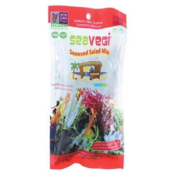 SEASNAX Seaweed Salad Mix, 0.9 OZ