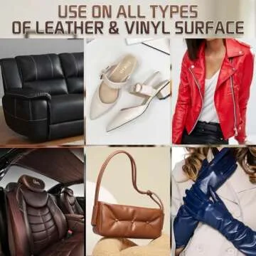 Laxmorph Leather Repair Kit for Furniture, Leather Vinyl Repair Kit for Car Interior,Couch, Jacket, and Purse - Fixes Tears, Burn Holes, and Scratches