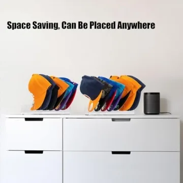Sloworld Hat Stand for Baseball Caps, 2-Pc Acrylic Organizer