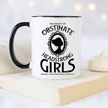 YouNique Jane Austen Mug for Book Lovers and Gifts