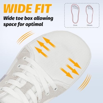 Comfortable Wide Toe Box Minimalist Sneakers for All