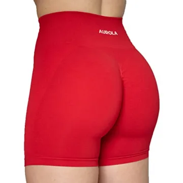AUROLA Intensify Workout Shorts for Women Seamless Scrunch Short Gym Yoga Running Sport Active Exerc...