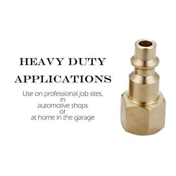 Durable Brass Air Hose Fittings Kit for Air Compressors