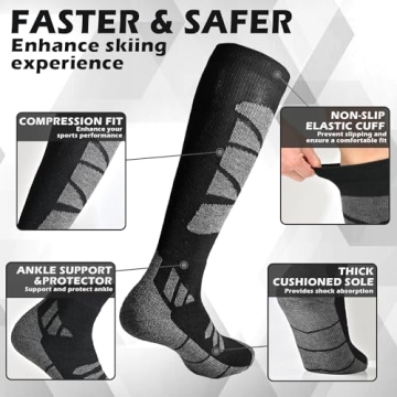 IRAMY Merino Wool Thermal Socks for Winter Warmth