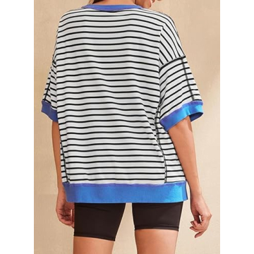 SHEWIN Women’s Trendy Oversized Summer Tops - Stylish Comfort