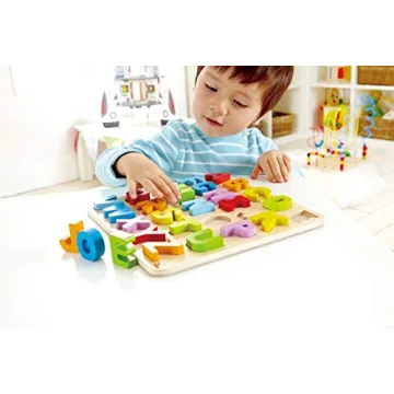 Hape Wooden Alphabet Puzzle Toy for Kids Learning Fun