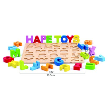 Hape Wooden Alphabet Puzzle Toy for Kids Learning Fun