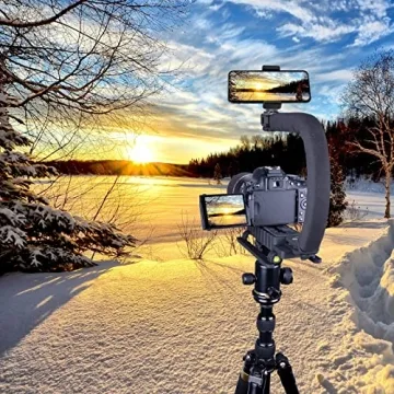 3-Shoe Camera Stabilizer Rig for Vlogging and Filmmaking