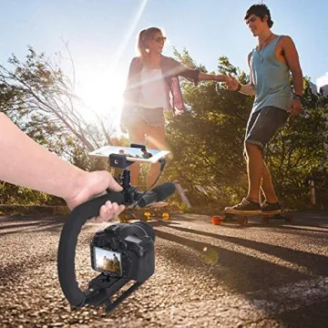 3-Shoe Camera Stabilizer Rig for Vlogging and Filmmaking