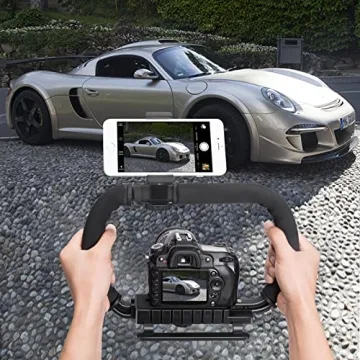 3-Shoe Camera Stabilizer Rig for Vlogging and Filmmaking