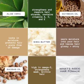 YOUNG KING HAIR CARE Kids Pomade for Boys | Tame Flyaways and Sculpt Natural Curls | Plant-Based and...