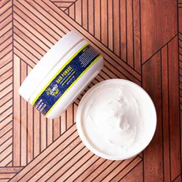 YOUNG KING HAIR CARE Kids Pomade for Boys | Tame Flyaways and Sculpt Natural Curls | Plant-Based and Harm-Free | 4 oz
