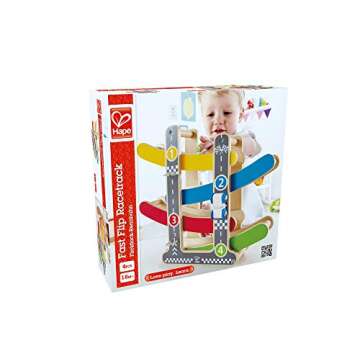 Hape Oddler Toys Wooden Race Track for Toddlers