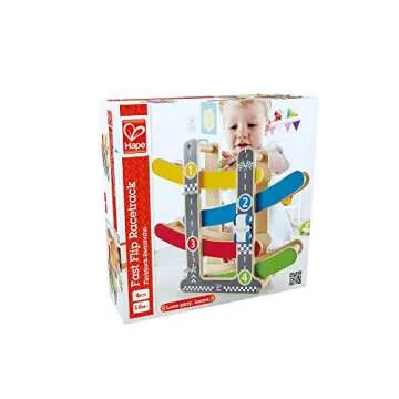 Hape Oddler Toys Wooden Race Track for Toddlers