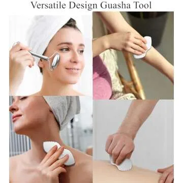 Stainless Steel Gua Sha Facial Tool Set for Anti-Aging