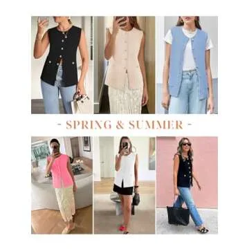 Versatile Women's Sweater Vest for Chic Layering