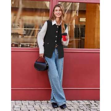 Versatile Women's Sweater Vest for Chic Layering