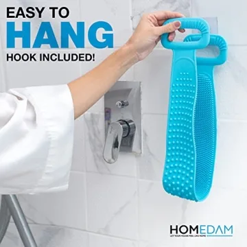 Silicone Back Scrubber for Gentle Clean & Exfoliation