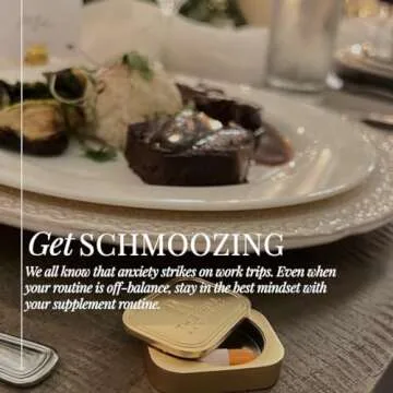 Gold Aesthetic Metal Pill Case Social Media Approved- for Home, Work, Nightstand, Travel, Diaper Bag...