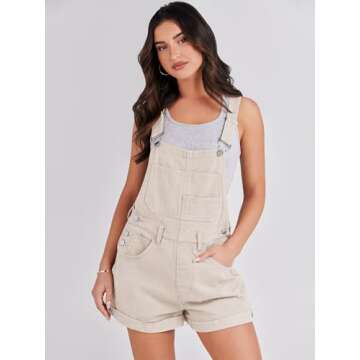 ANRABESS Overalls for Women 2025 Summer Casual Loose Fit Adjustable Shorts Denim Overall Rompers Bib Jeans Shortalls