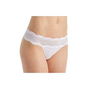 Cosabella Women's Dolce Thong, White, One Size