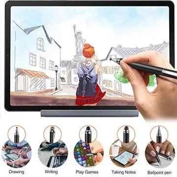 Penyeah 4-in-1 Stylus Pen for Touchscreens, Universal & Precise