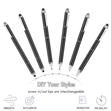 Penyeah 4-in-1 Stylus Pen for Touchscreens, Universal & Precise