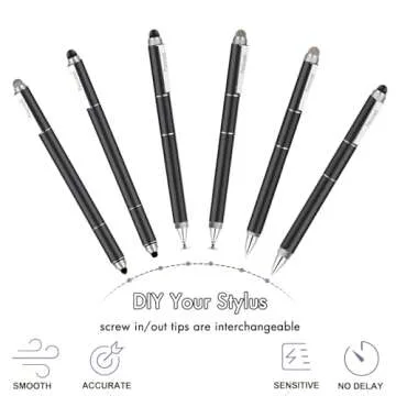 Penyeah 4-in-1 Stylus Pen for Touchscreens, Universal & Precise