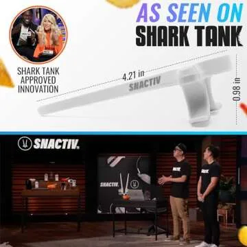 SNACTIV PRO Finger Chopsticks for Gamers - As Seen on Shark Tank! The Official Snacking Tool of the Future - Enjoy Snacks and Chips with Ease - Innovative Gaming Snacking Solution - Snack Chopsticks