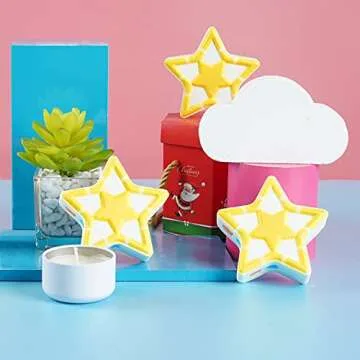 Natural Bath Bombs and Scented Candle Set, Ideal for Bubble Bath and Spa Bath, Cleansing and Moisturizing The Skin, Home Aromatherapy (5 PCS)