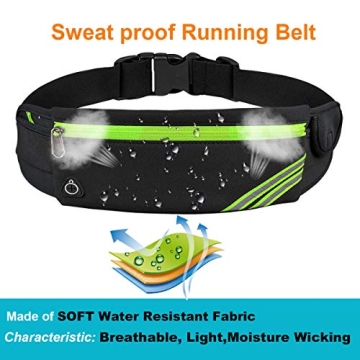Adjustable Reflective Running Belt for Hiking Cycling Workouts