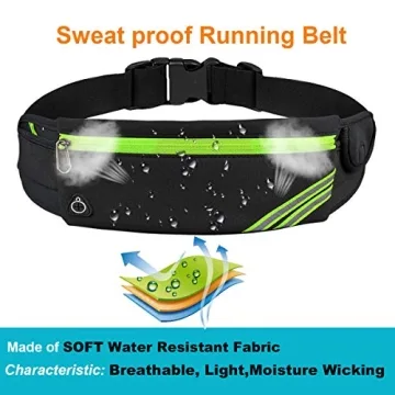 Adjustable Reflective Running Belt for Hiking Cycling Workouts