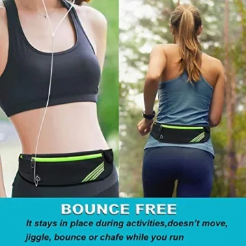 Adjustable Reflective Running Belt for Hiking Cycling Workouts