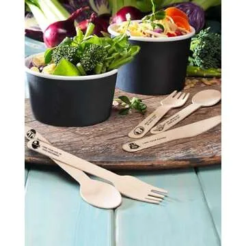 Star Wars Wooden Cutlery Set - 45 PCS Party Supplies