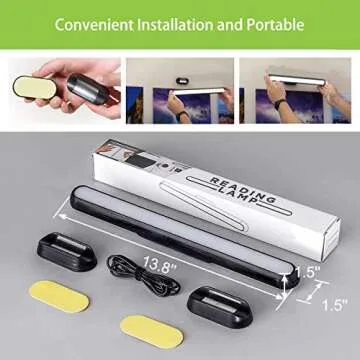 Rechargeable Wall Reading Light with Magnetic Mounting